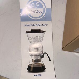 Cold Brew Water Drip Coffee Sever - Black
